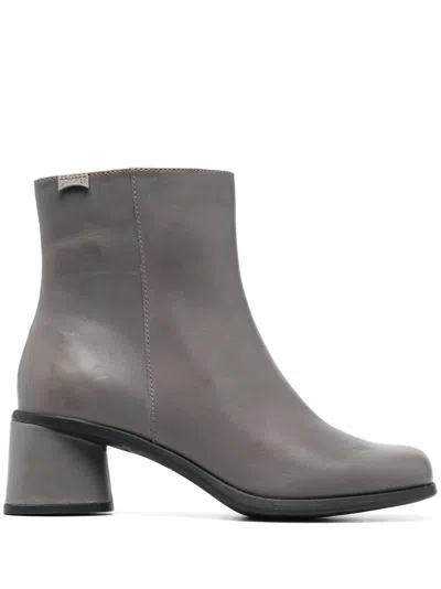 Camper Kiara 70mm Ankle Boots In Grey