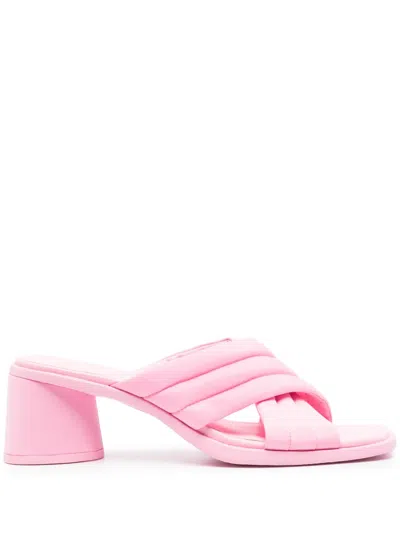 Camper Kiara Padded Sandals In Pink