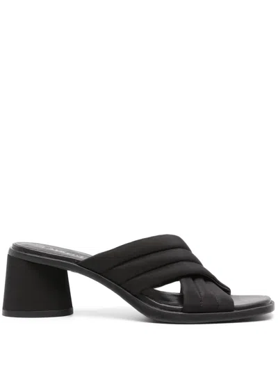 Camper Kiara Sandals In Black