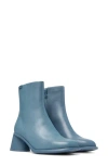 Camper Kiara 60mm Leather Boots In Blue Leather
