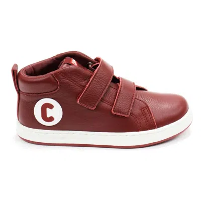 Camper Kid's Runner Four High-top Sneakers In Burgundy In Brown