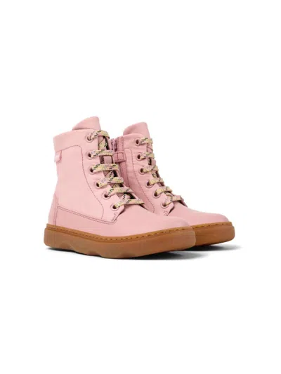 Camper Kiddo Ankle Boots In 粉色