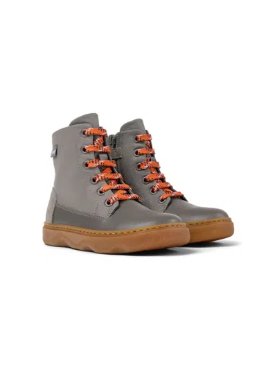 Camper Kiddo Ankle Boots In Grey