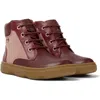 Camper Boots For Unisex In Burgundy,pink