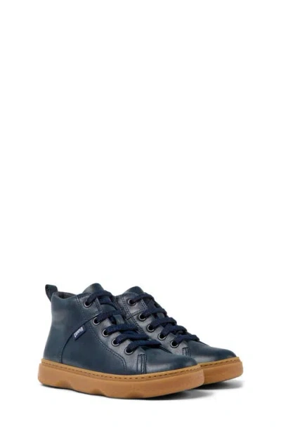 Camper Kiddo High Top Sneaker In Navy