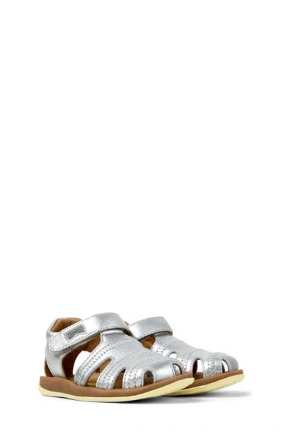 Camper Kids' Bicho Fisherman Sandal In Silver