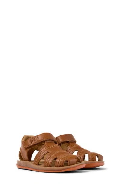 Camper Kids' Bicho Fisherman Sandal In Medium Brown