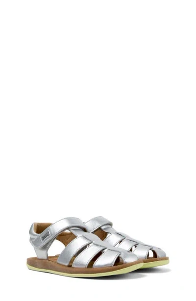 Camper Kids' Bicho Fisherman Sandal In Medium Gray