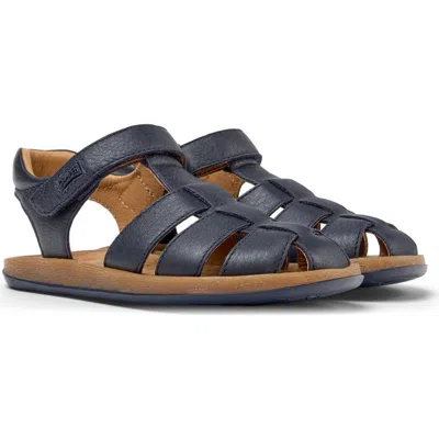 Camper Kids' Bicho Fisherman Sandal In Navy