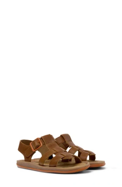 Camper Kids' Bicho Sandal In Medium Brown