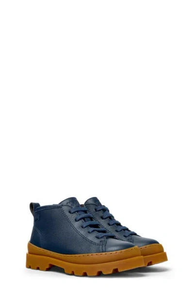 Camper Kids' Brutus Lace-up Boot In Blue
