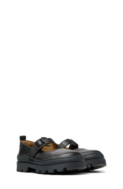 Camper Kids' Brutus Mary Jane Flat In Black