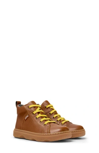 Camper Kids' Kiddo Lace-up Boot In Brown