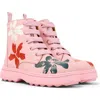 Camper Kids' Norte Twins Mismatch Boot In Pink