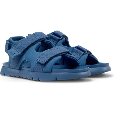 Camper Kids' Oruga Sandal In Medium Blue