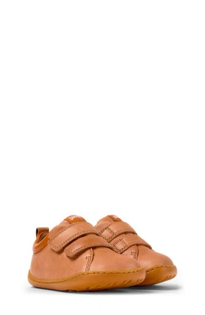 Camper Kids' Peu Cami First Walker Sneaker In Brown