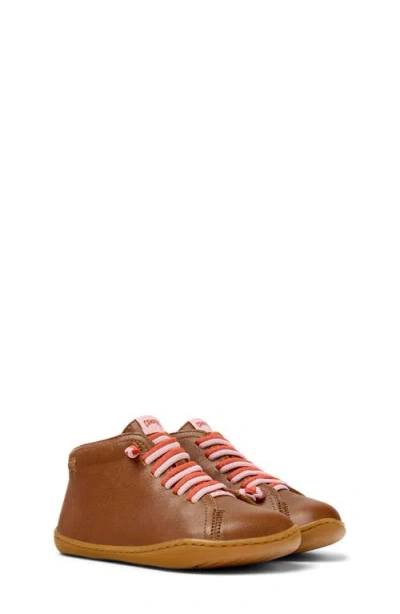 Camper Kids' Peu Cami Sneaker In Brown