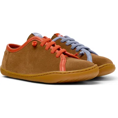 Camper Kids' Peu Cami Twins Sneaker In Brown