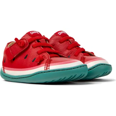 Camper Kids' Peu Cami Twins Sneaker In Red