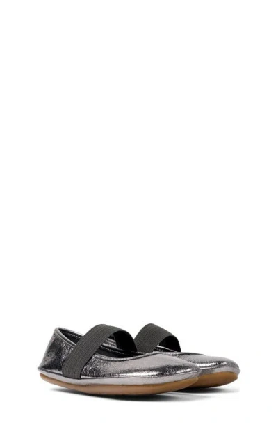 Camper Kids' Right Mary Jane Ballet Flat In Dark Gray