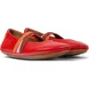 Camper Right Twins Ballet Pumps In Bright Red
