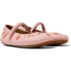 Camper Right Twins Ballet Flats In Medium Pink