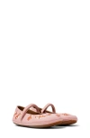 Camper Right Twins Ballet Flats In Medium Pink