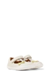 Camper Kids' Twins T-strap Flat In White Natural