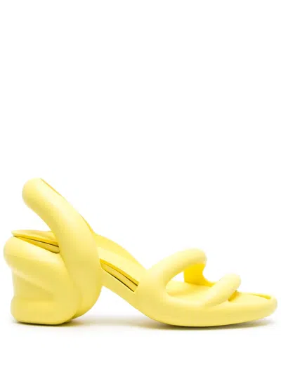 Camper Kobarah 76mm Chunky Sandals In Yellow