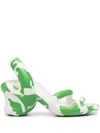 Camper Kobarah Slingback Sandal In Grün