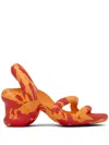 Camper Kobarah Slingback Sandal In Orange Multi