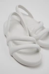Camper Kobarah Slingback Flat Sandal In White