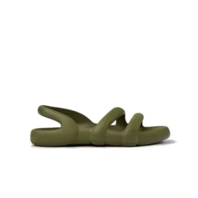 Camper Kobarah Flat Sandal Olive (41-45) In Green