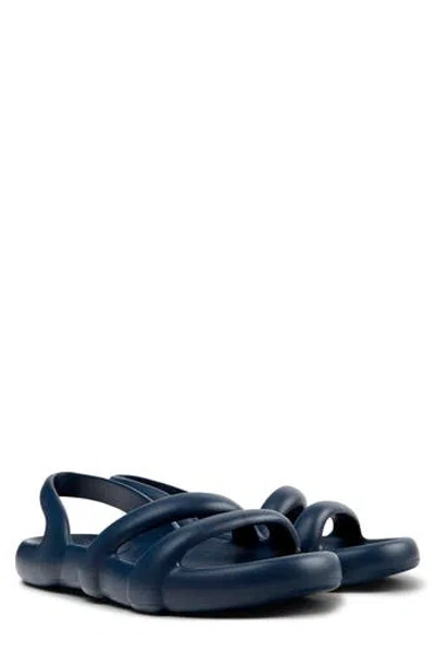 Camper Kobarah Flat Slingback Sandal In Blue