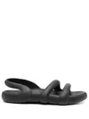 Camper Kobarah Flat Sandal Black In Black