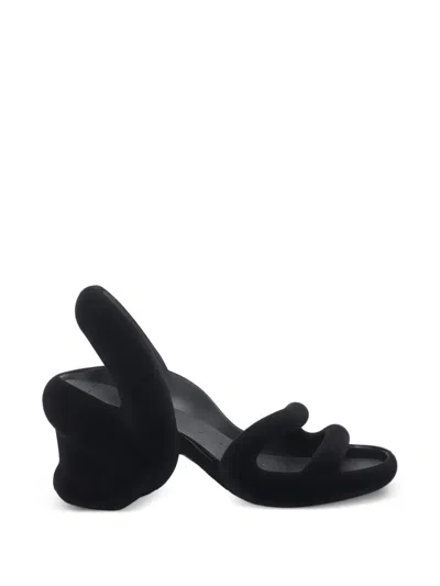 Camper Kobarah Slip-on Heeled Sandals In Black