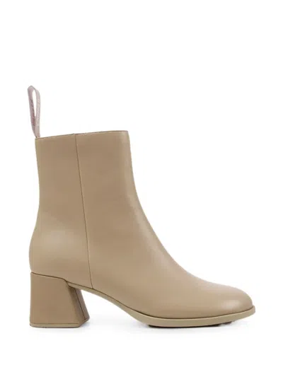 Camper Kora Ankle Boots In Nude