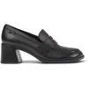 Camper 65mm Kora Leather Loafers In Black