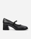 Camper Leather Block-heel Mary Jane Shoes In Black
