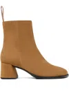 Camper Kora Block-heel Ankle Boots In Brown