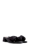 Camper Kora Bow Slide Sandal In Black