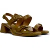 Camper Kora Buckle Sandal In Medium Green