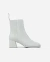 Camper Leather Zip-fastening Block-heel Boots In White