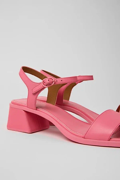 Camper Kora Leather Sandal In Pink, Women's At Urban Outfitters