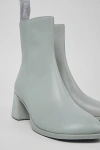Camper Leather Zip-fastening Block-heel Boots In Gray