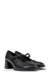 Camper Leather Block-heel Mary Jane Shoes In Black