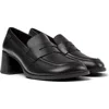 Camper 65mm Kora Leather Loafers In Black