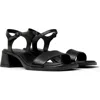 Camper Kora Ankle Strap Sandal In Black
