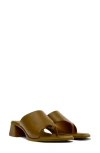 Camper Kora Slide Flip Flop In Medium Green