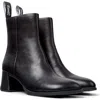 Camper 65mm Kora Leather Block-heel Ankle Boots In Black